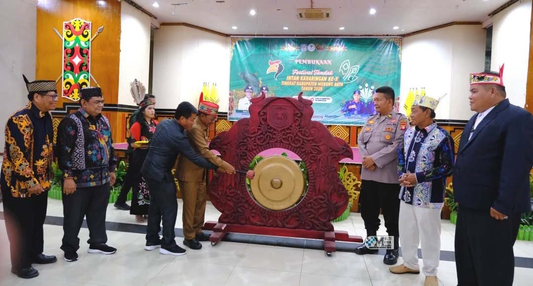 Bupati Heriyus Buka Festival Tandak Intan Kaharingan Ke-X Tingkat Kabupaten Murung Raya