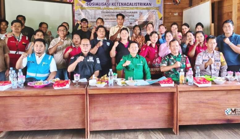 Sosialisasi Ketenagalistrikan PLN untuk 8 Desa Kecamatan Barito Tuhup Raya