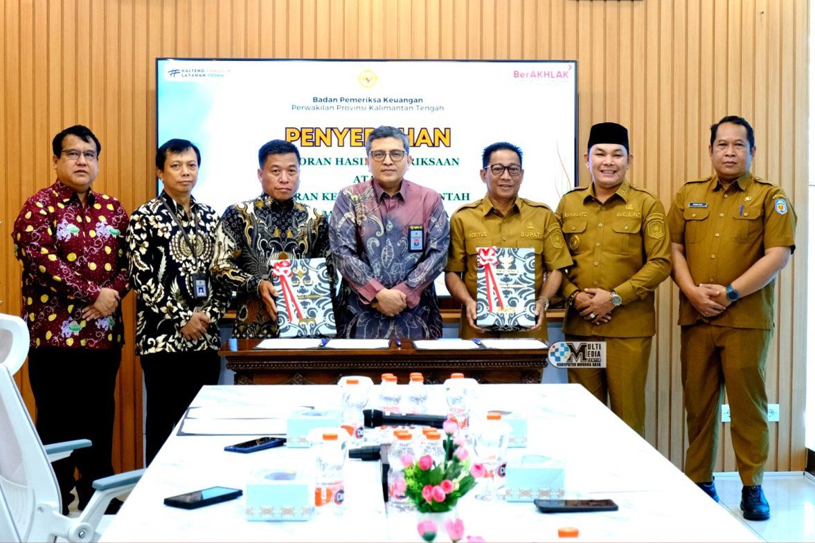 Penerimaan Laporan Hasil Pemeriksaan LKPD Kabupaten Murung Raya 2024