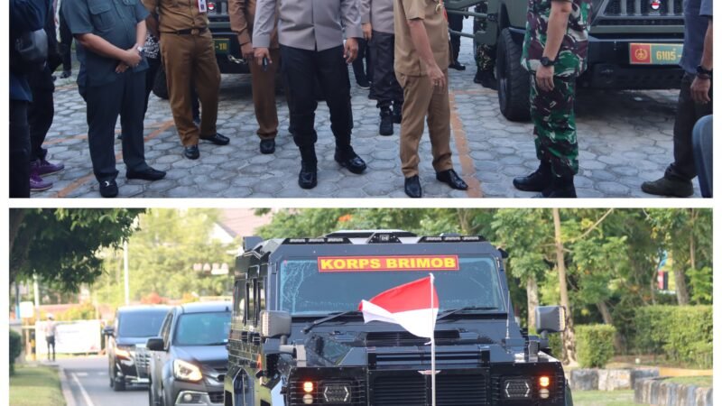 Gubernur Agustiar dan Kapolda Kalteng Pimpin Patroli Harkamtibmas