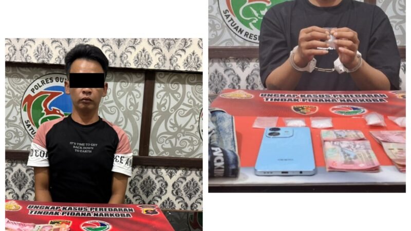 Satresnarkona Berhasil Tangkap Dua Pengedar, Sita 32,26 Gram Sabu