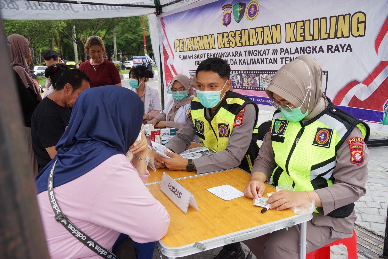 Ajak Warga Peduli Kesehatan, Rumkit Bhayangkara Polda Kalteng Berikan Pelayanan untuk Masyarakat