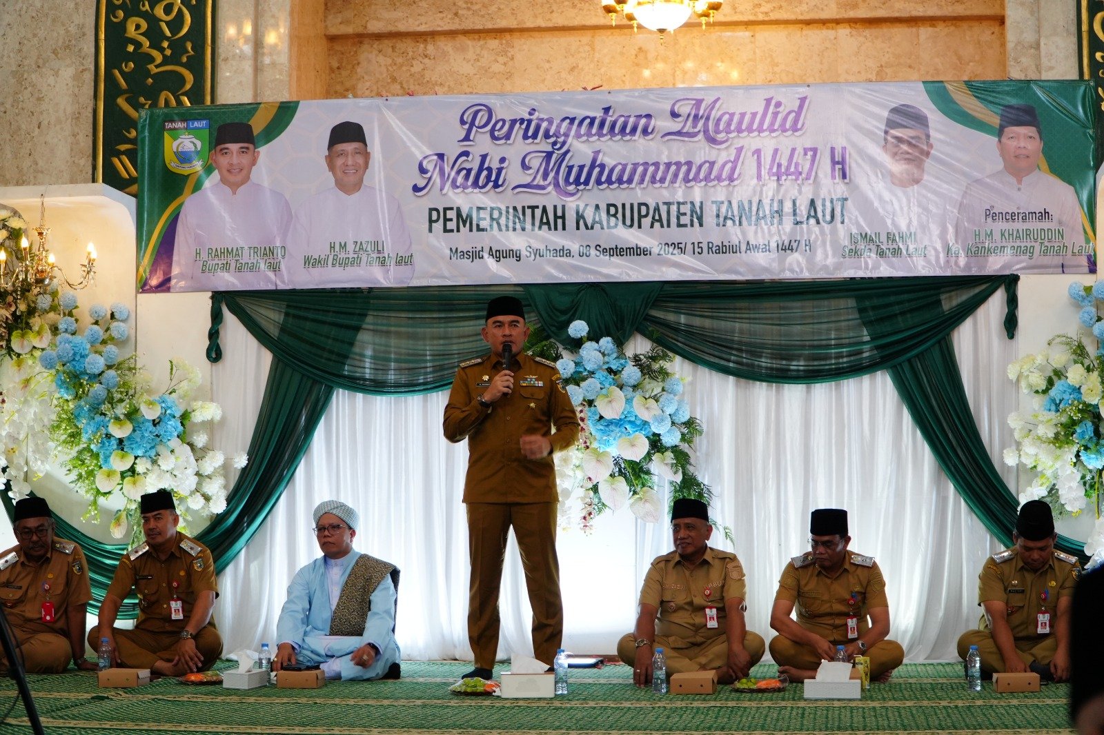 Bupati Tala Hadiri Peringatan Maulid Nabi Muhammad SAW