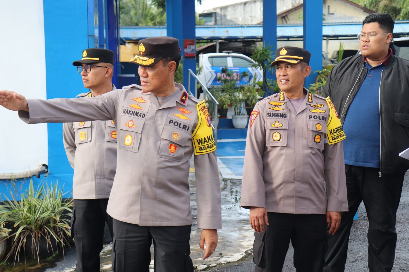 Wakapolda Kalteng Tinjau Kesiapan SPPG di Polres Kobar