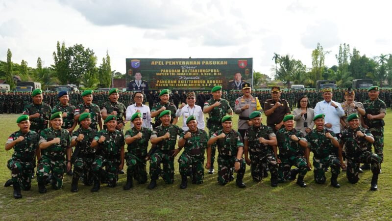 Apel Penyerahan Pasukan Kodam XXII/TB Berlangsung Khidmat