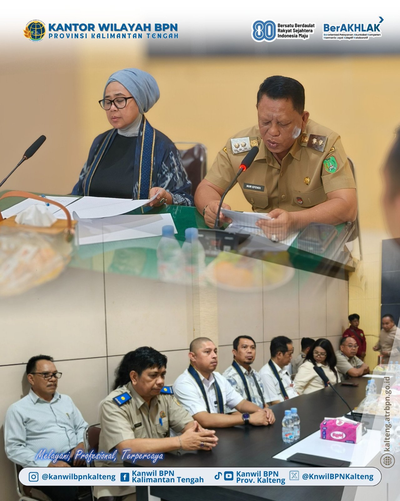 Launching Peralihan Elektronik dan Pembangunan Zona Integritas Menuju WBK & WBBM, Ini Kata Kakanwil BPN Kalteng Fitriyani
