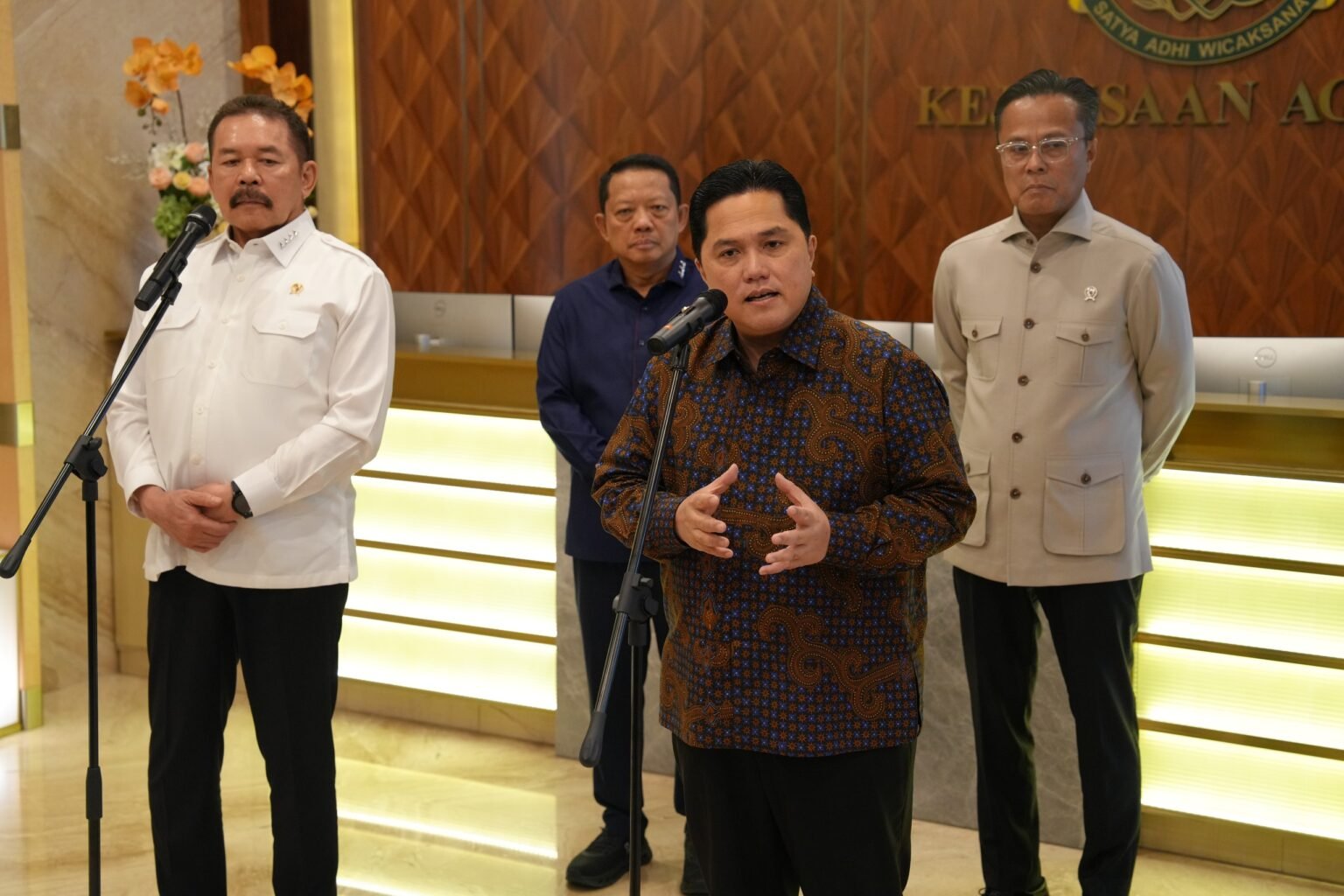 Jaksa Agung Burhanuddin Terima Kunjungan Mentri BUMN