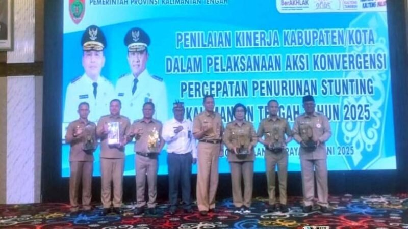 Berhasil Turunkan Angka Stunting, Pemkab Murung Raya Raih Penghargaan Kabupaten Terkolaboratif