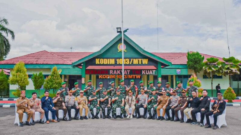 Kunker Pangdam XII/Tpr ke Barut, Pemkab Murung Raya Siap Bersinergi Dukung Program Pemerintah Pusat