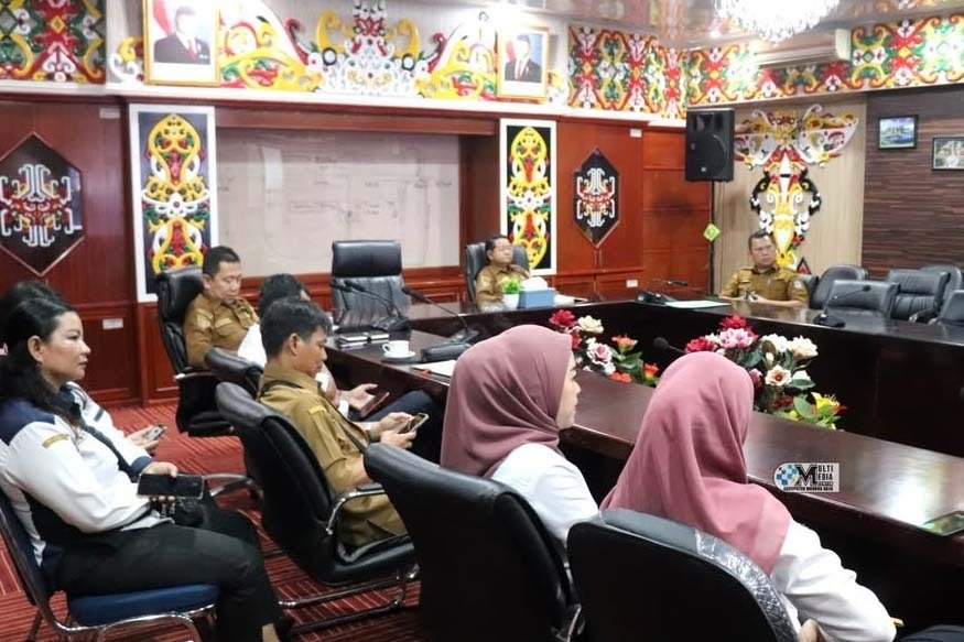 Pemkab Mura Ikuti Rakor Pengendalian Inflasi dan Progam 3 juta Rumah Secara Virtual