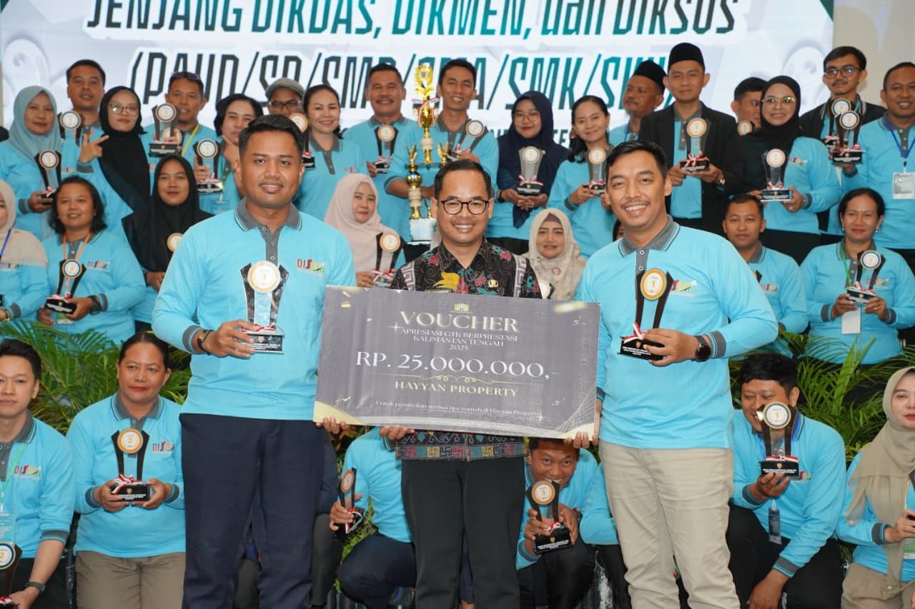 Hayyan Apresiasi Guru Berprestasi Kalteng, Pemenang Dapat Voucher Diskon Rumah Rp25 Juta