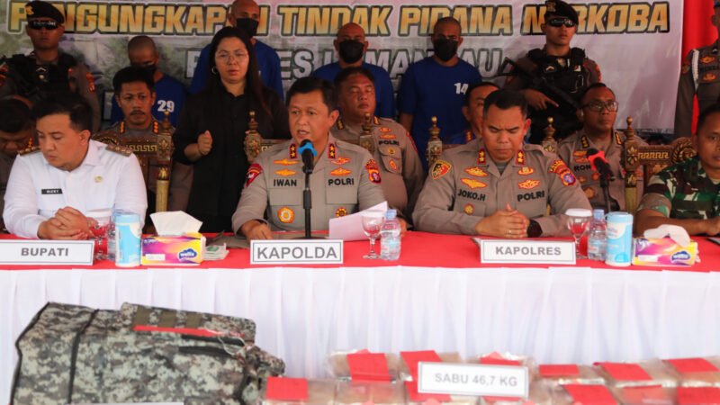 Selamatkan 885 Ribu Jiwa, Polres Lamandau Berhasil Gagalkan Peredaran 46,7 Kg
