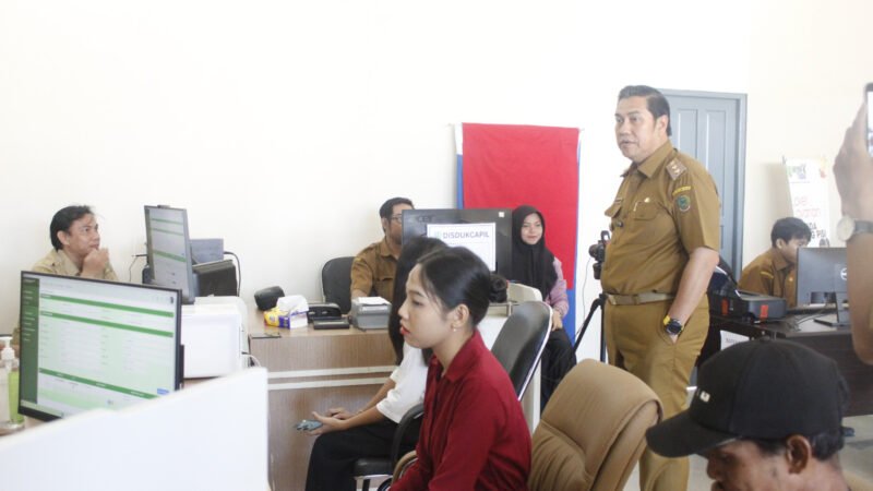 Pastikan Layanan OPD Sudah Terintegrasi, Wabup Pulpis Sidak MPP