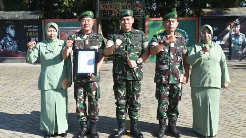 Pimpin Sertijab dan Purna Tugas, Dandim 1002/HST: Jabatan adalah Amanah