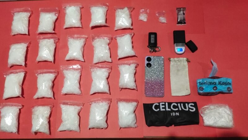 Edarkan 2 Kilo Sabu, Peternak Ayam Petelur di Katingan Dirungkus Ditresnarkoba Polda Kalteng