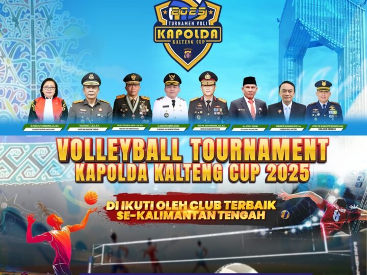 Ayo Ramaikan dan Saksikan Turnamen Voli Kapolda Kalteng Cup 2025