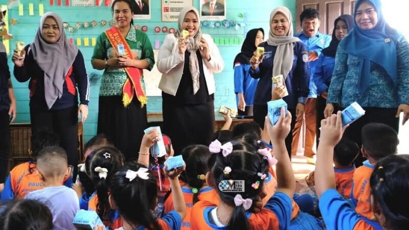 Pekan Merah Putih Tamasya, Bunda PAUD Mura Kunjungi TK Santo Klemens