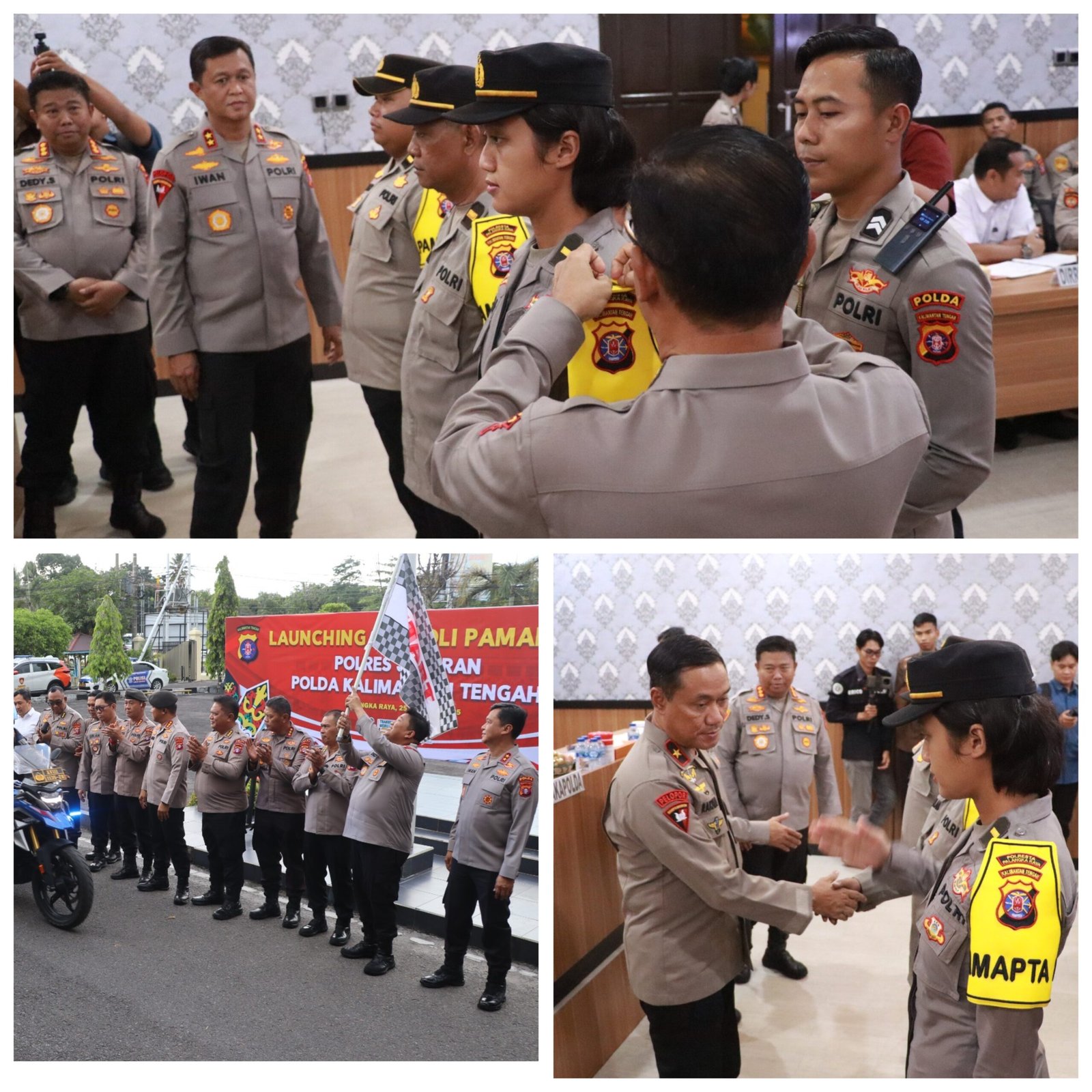 Kapolda Kalteng dan Pejabat Utama Berikan Bimtek sebagai Tindak Lanjut Launching Pamapta