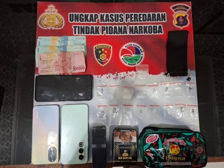 Polres Gumas Berhasil Tangkap Terduga Pengedar Sabu 