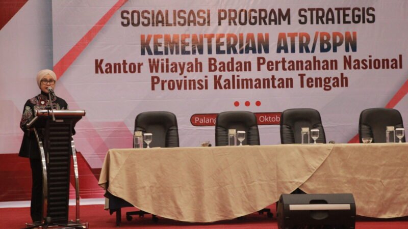 Kanwil BPN Kalteng Gelar Sosialisasi Program Strategis ATR/BPN