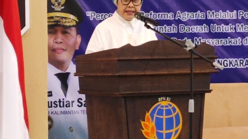 Rakor Reforma Agraria, Kepala Kanwil BPN Kalteng: Kolaborasi Bersama Wujudkan Program  GTRA