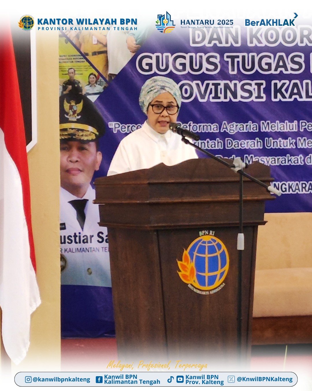 Rakor Reforma Agraria, Kepala Kanwil BPN Kalteng: Kolaborasi Bersama Wujudkan Program GTRA