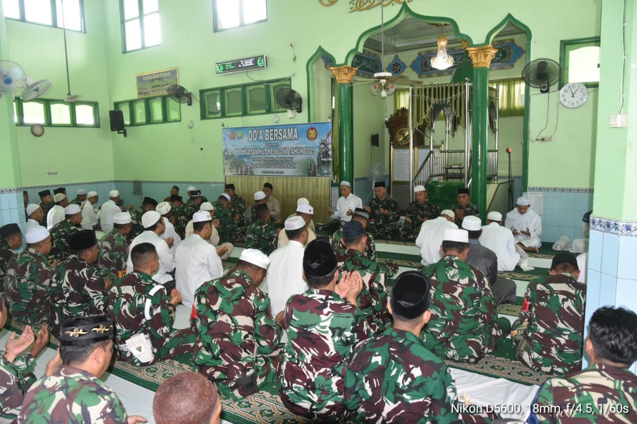 Doa untuk HUT ke-80 TNI, Dandim 1002: Pererat Kebersamaan dan Persatuan