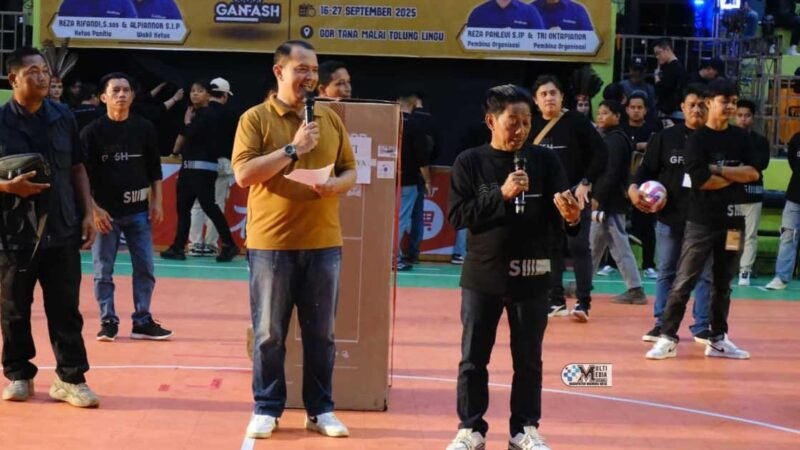 Bupati Mura Heriyus Resmi Tutup Tournament Futsal Ganfash Season III