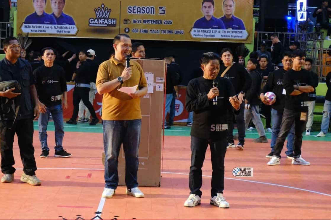 Bupati Mura Heriyus Resmi Tutup Tournament Futsal Ganfash Season III