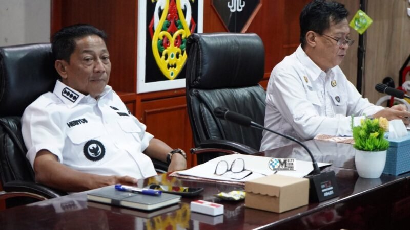 Bupati Murung Raya Heriyus Pimpin Rapat Monev Pembangunan