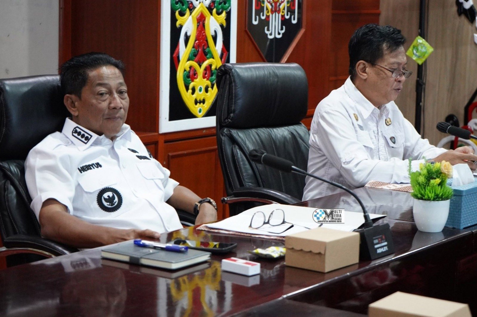 Bupati Murung Raya Heriyus Pimpin Rapat Monev Pembangunan