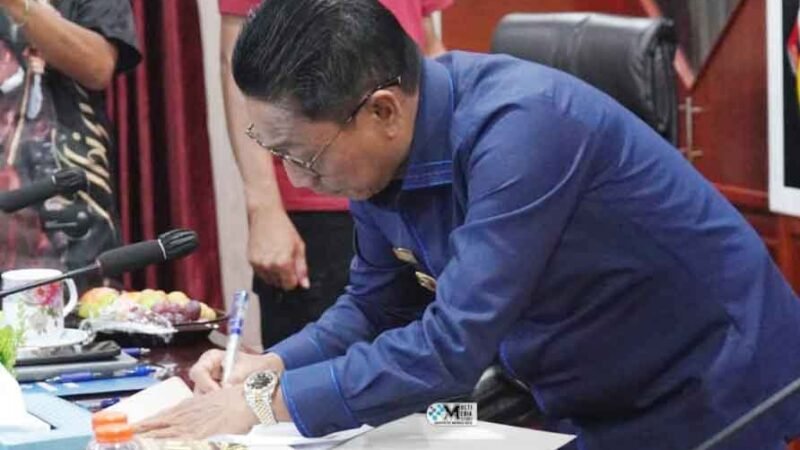 Bupati Tandatangani Mou dengan Bank  Kalteng Terkait Kartu Hebat BLT untuk Masyarakat Kurang Mampu