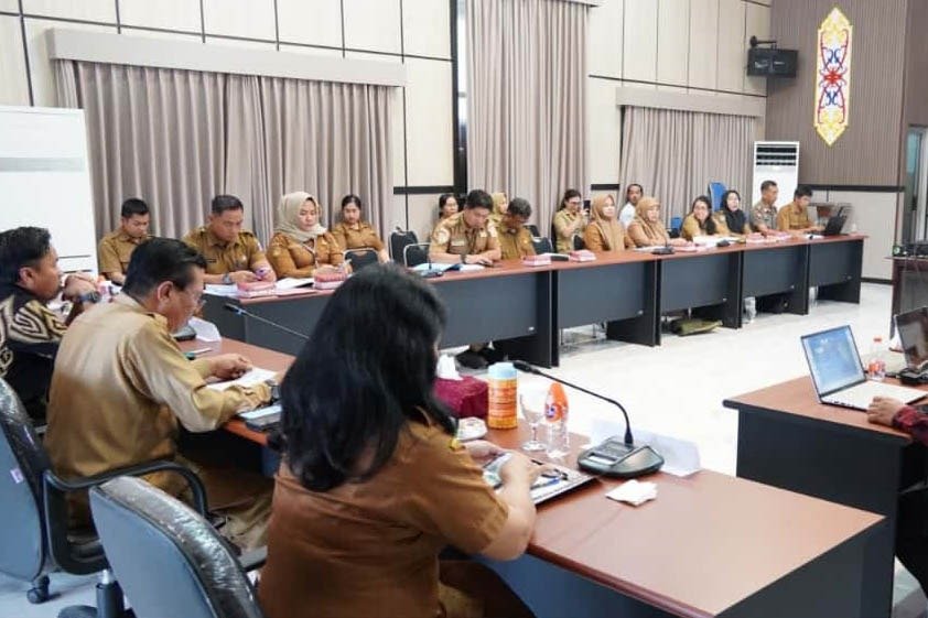 Pemkab Mura Ikuti Rakor Evaluasi Perda Pajak dan Retribusi Daerah Bersama Kemendagri