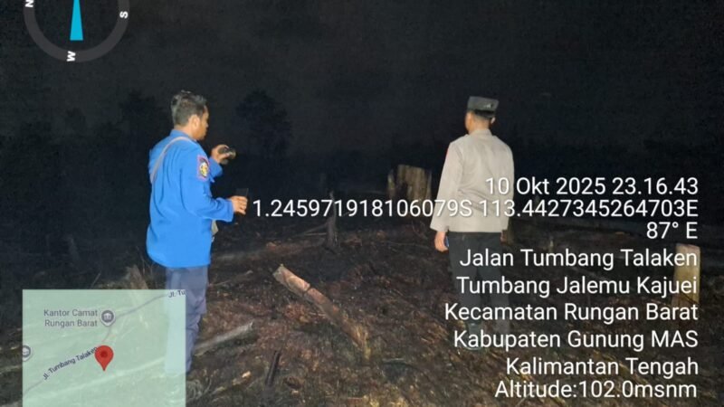 Gerak Cepat Cek Titik Panas, Ini Kata Kapolres Gumas