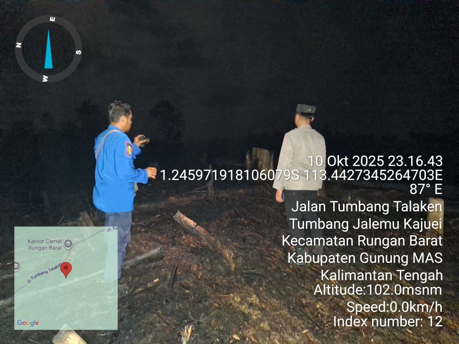 Gerak Cepat Cek Titik Panas, Ini Kata Kapolres Gumas