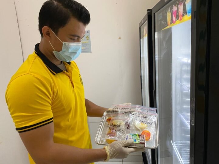 Sidokkes Polres Gumas Pastikan Menu MBG Aman Dikonsumsi