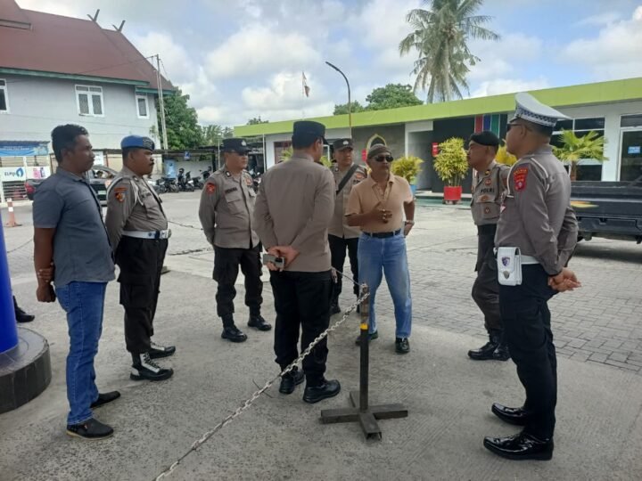 Polres Kobar Gelar Kegiatan Patroli Di SPBU