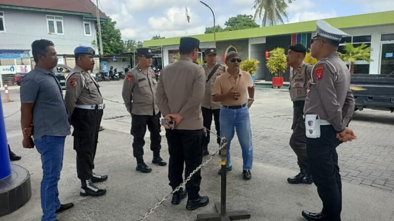 Polres Kobar Gelar Kegiatan Patroli Di SPBU