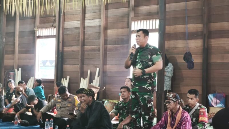 Dandim 1002/HST Apresiasi Ritual Syukur Masyarakat Adat Kiyu