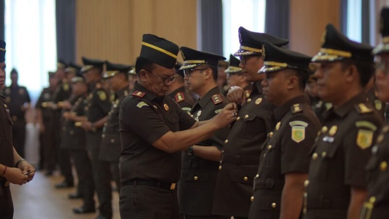 Lantik 6 Kajari dan Aspidum, Kepala Kejati Kalteng Tegaskan Jaga Amanah Jabatan