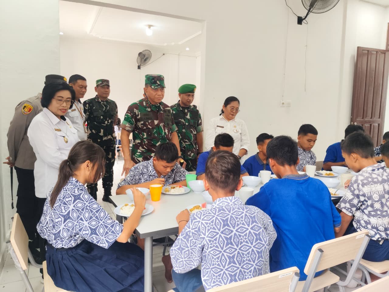 Pangdam XXII/TB Kunjungi Kodim 1018 dan Sekolah Rakyat