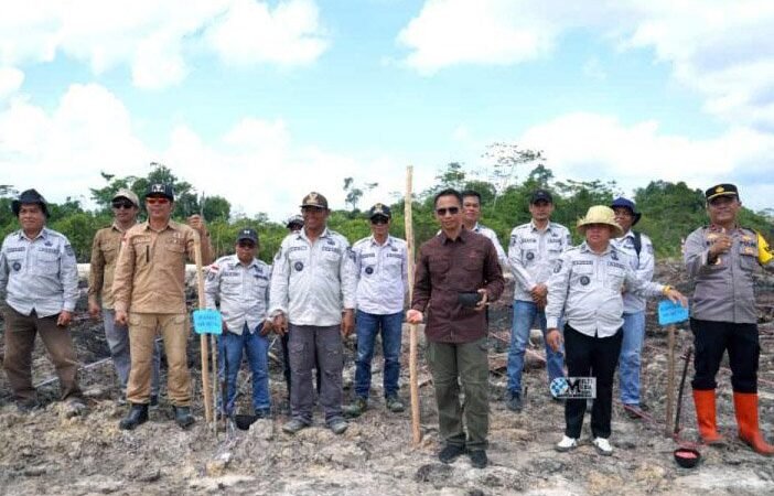 Dukung Program Ketahanan Pangan, Pemdes Bahitom Laksanakan Penanaman Jagung Hibrida