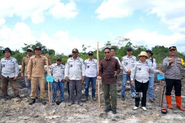 Dukung Program Ketahanan Pangan, Pemdes Bahitom Laksanakan Penanaman Jagung Hibrida