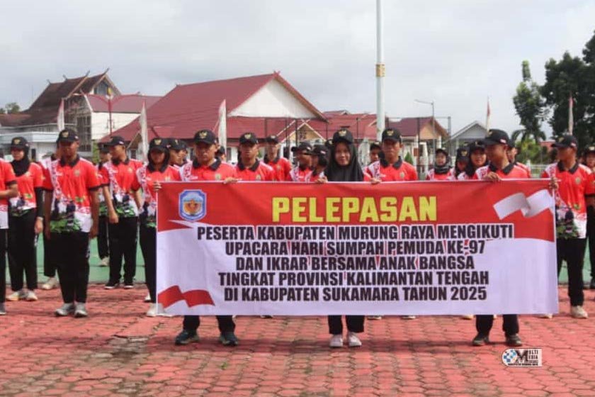 Pelepasan Peserta Upacara HSP Ke-97 dan IBAB Tingkat Kalteng