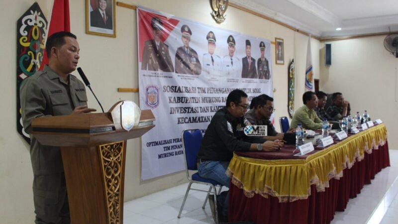 Wabup Mura Hadiri Sosialisasi Kamtibmas