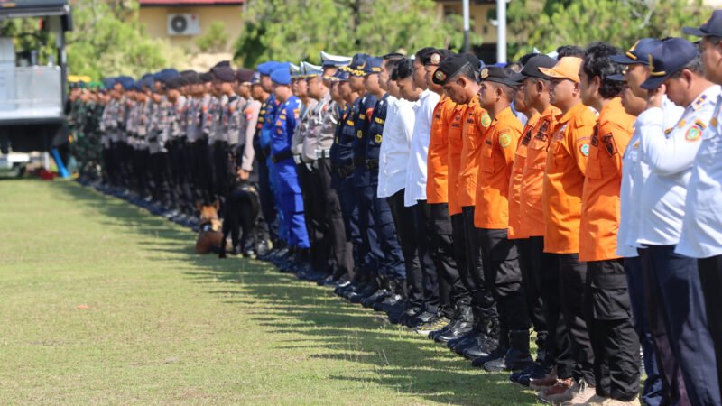 Kapolda Kalteng Pimpin Gelar Pasukan Kesiapsiagaan Penanggulangan Bencana 