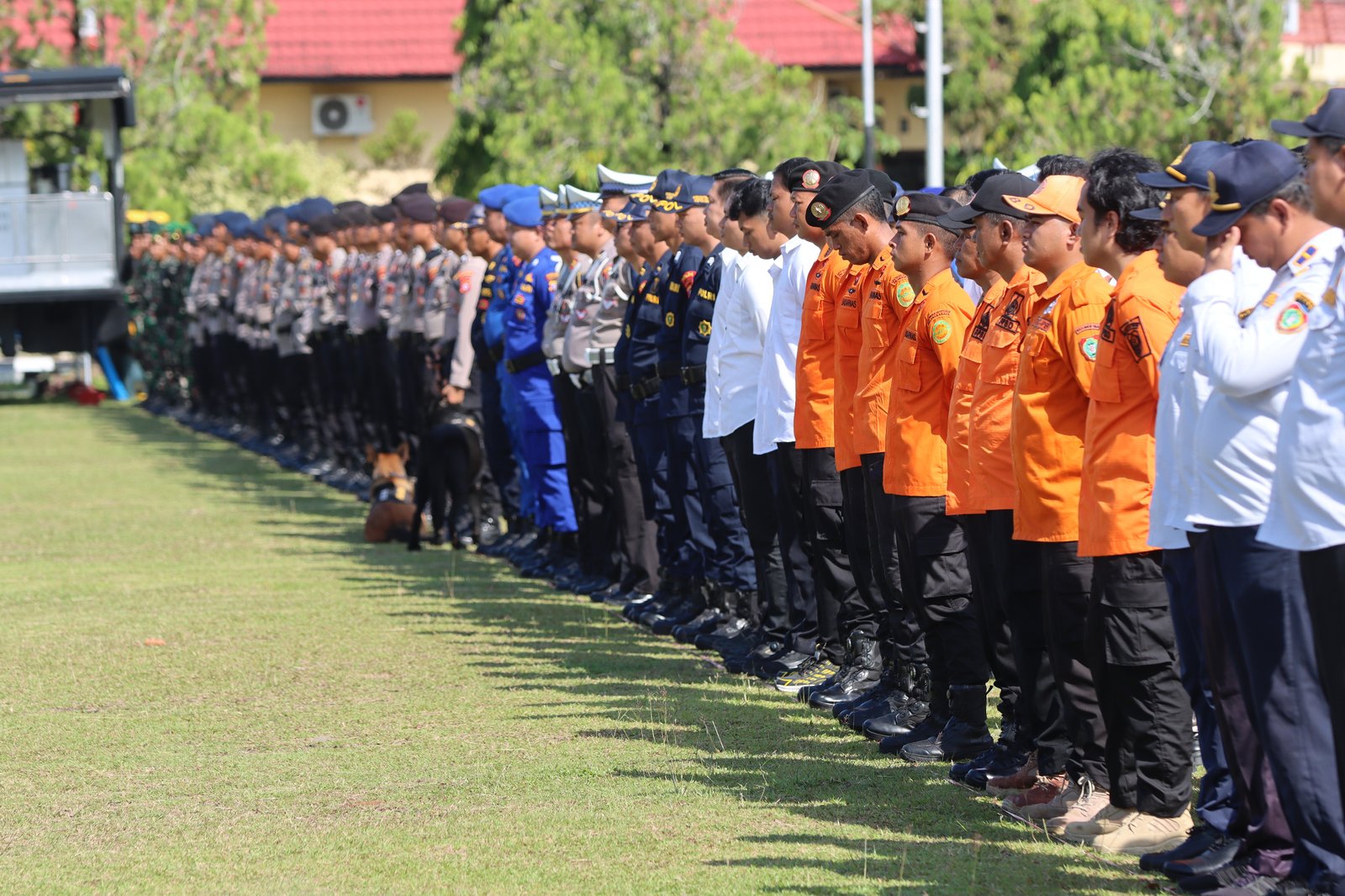 Kapolda Kalteng Pimpin Gelar Pasukan Kesiapsiagaan Penanggulangan Bencana 
