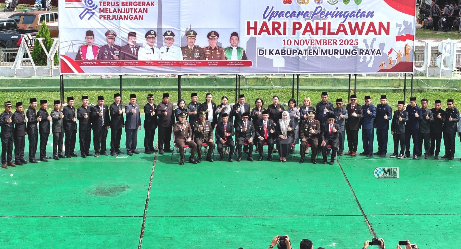 Bupati Mura Bacakan Amanat Mensos RI Pada Peringatan Hari Pahlawan