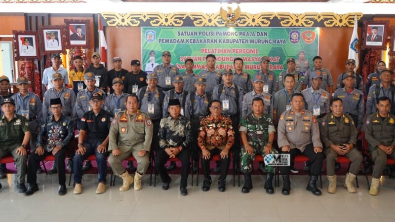 Bupati Murung Raya Buka Pelatihan Personil Satlinmas