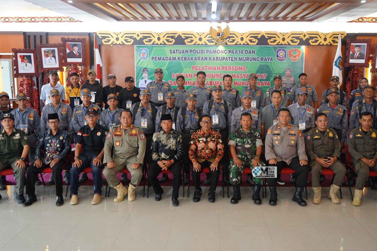 Bupati Murung Raya Buka Pelatihan Personil Satlinmas